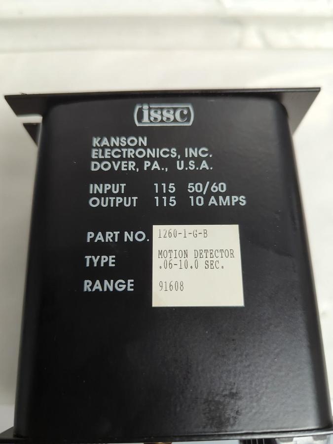 KANSON,1260-1-G-B,ISSC INDUSTRIAL MOTION DETECTOR NOS
