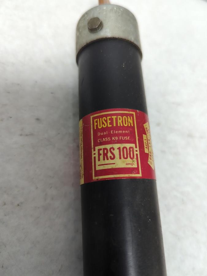 Used COOPER BUSSMANN,FRS-100,FUSETRON 100 AMP FUSE PRE-OWNED