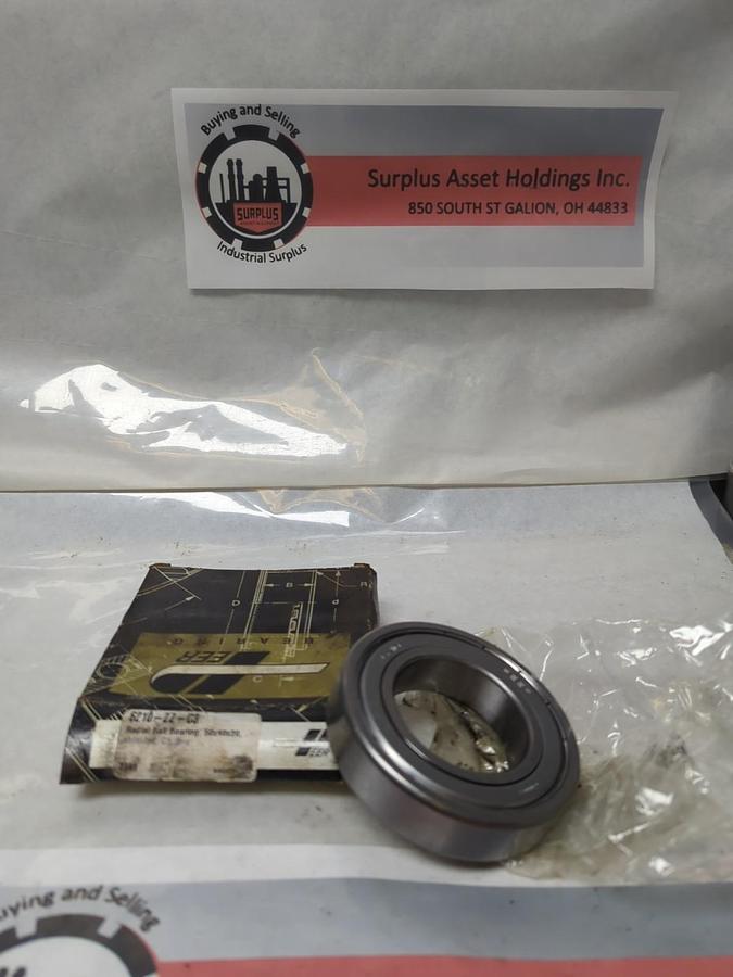 PEER,6210-ZZ-C3,METAL SHIELDED DEEP GROOVE BALL BEARING 50X90X20MM NOS