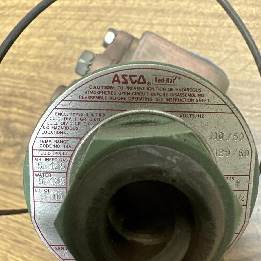 Asco,8211D22,Solenoid Valve 120 VAC