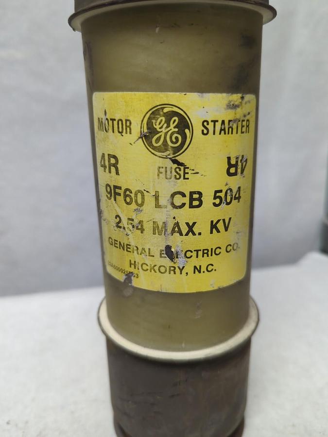 Used GENERAL ELECTRIC,9F60LCB504,MOTOR STARTER FUSE PRE-OWNED