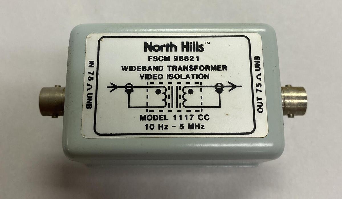 NORTH HILLS,1117CC,WIDEBAND TRANSFORMER NOS