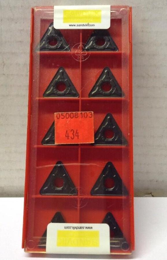 Sandvik,TNMG434-PR,Inserts Grade 42NMG22 04 16 PR 10-Pack