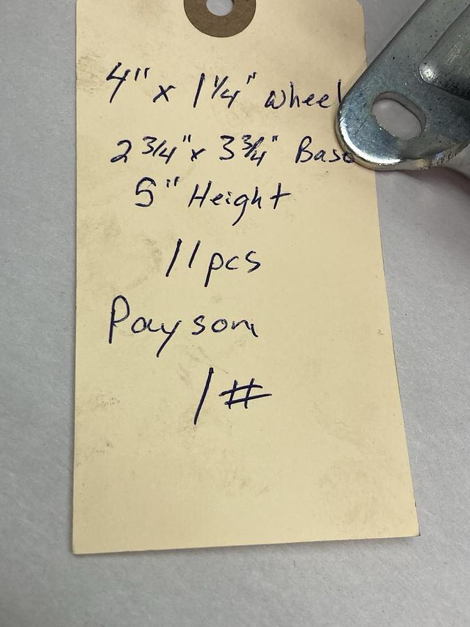 Payson,051-4,Caster Wheel 4x1-1/4 Inch