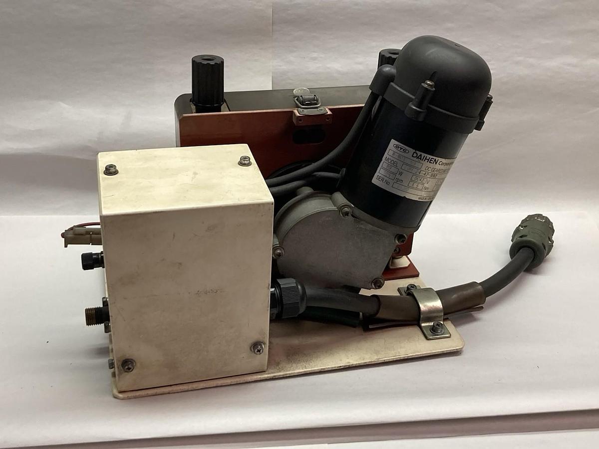 Used Daihen,CMRE-742,Wire Feeder DH-24-42-992 Motor 42VDC 80W 0.7~2.8A