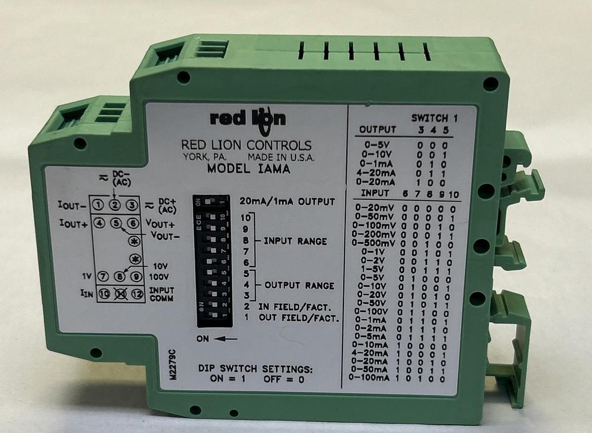 Used RED LION,IAMA3535,UNIVERSAL SIGNAL CONDITIONING MODULE