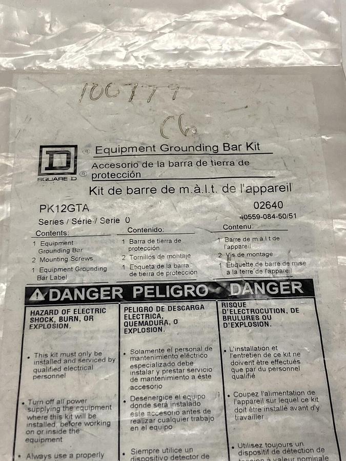 Used Square D,PK12GTA,Industrial Control System