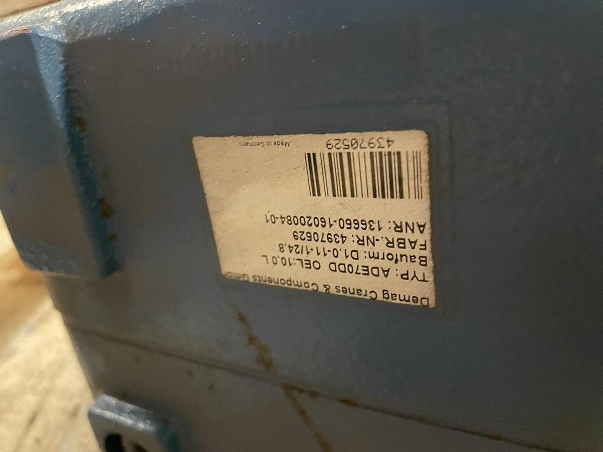 DEMAG,ADE70DD 43970529,GEAR REDUCER D1.0-11-1/24.8 PART NUMBER 43970529