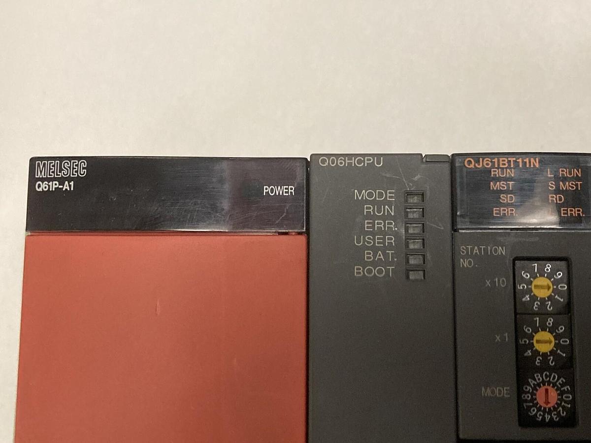 Used Mitsubishi,Q61P-A1, Q06HCPU QJ61BT11N  QD75MH4 QD75MH2 QX42 QY42P QY41P,board
