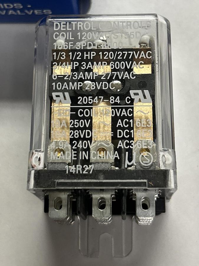 Used DELTROL CONTROLS,20547-84,RELAY NEW