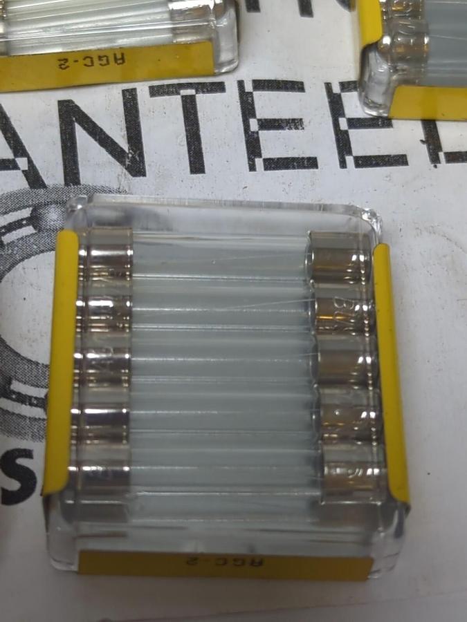 COOPER BUSSMANN,AGC-2,GLASS FUSES BOX OF 35 NEW