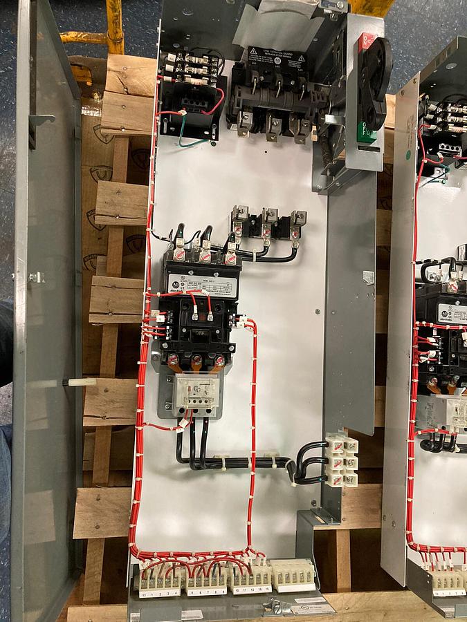 Used Allen-Bradley,2100 2112B,Size 3 Fused MCC 40 Inch Starter Feeder Bucket