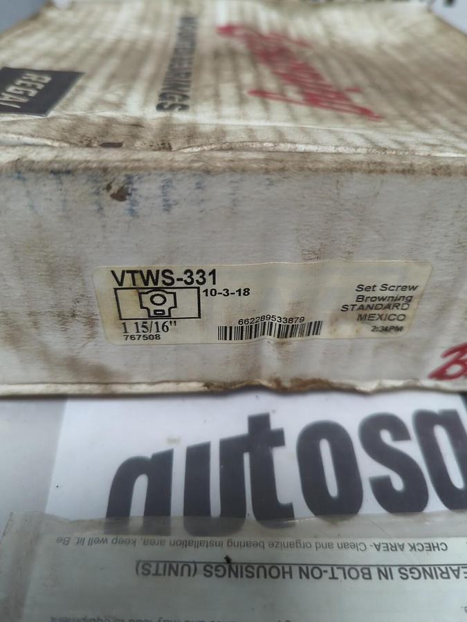 BROWNING,VTWS-331,TAKE-UP BEARING 1-15/16 INCH BORE NOS