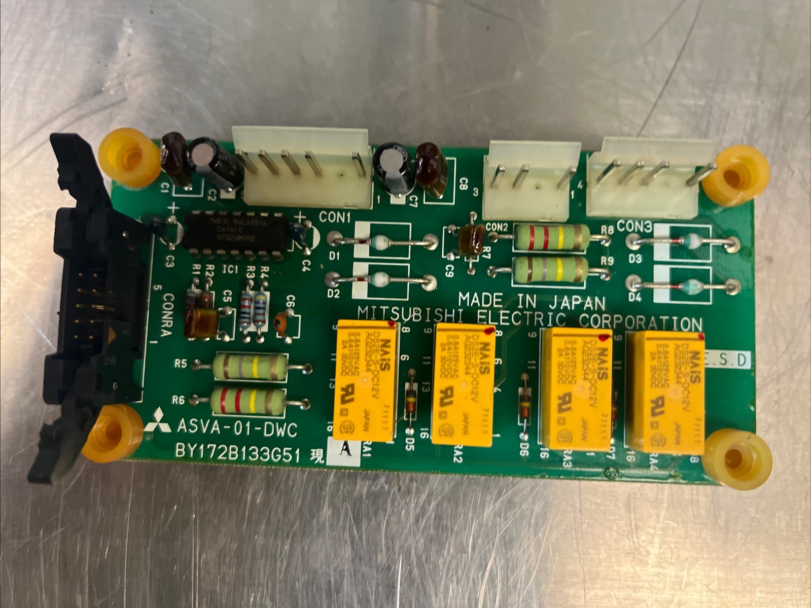 Used MITSUBISHI,BY172B133G51, SER A CIRCUIT BOARD