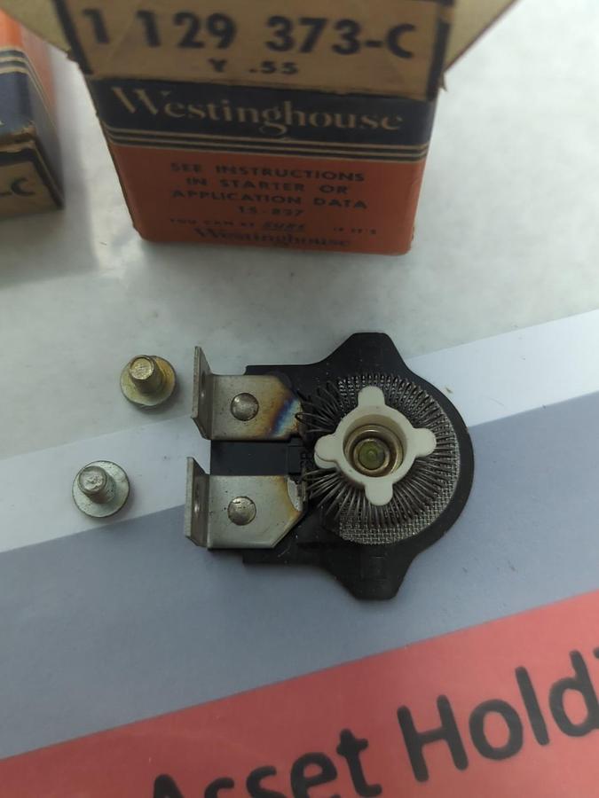 WESTINGHOUSE,129-373-C,OVERLOAD THERMAL HEATER RELAY LOT OF 2 NOS