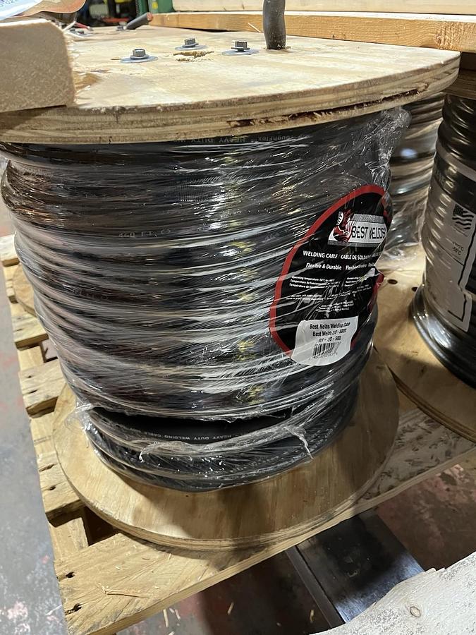 Used Best Welds,911-2/0-500,WELD CABLE 500' 2/0  600V