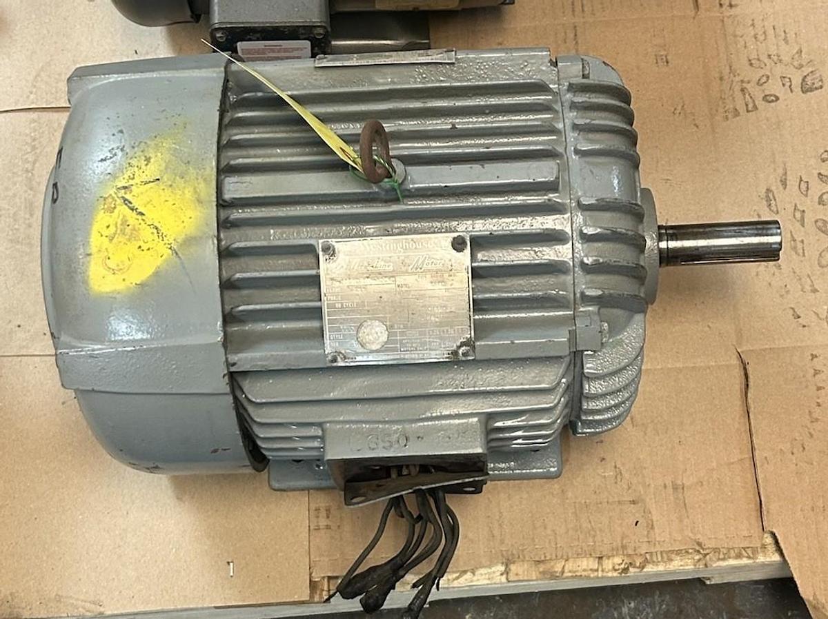 Used WESTINGHOUSE,ABFC,MOTOR 5HP 440V 1730 RPM 3PH 215 FRAME
