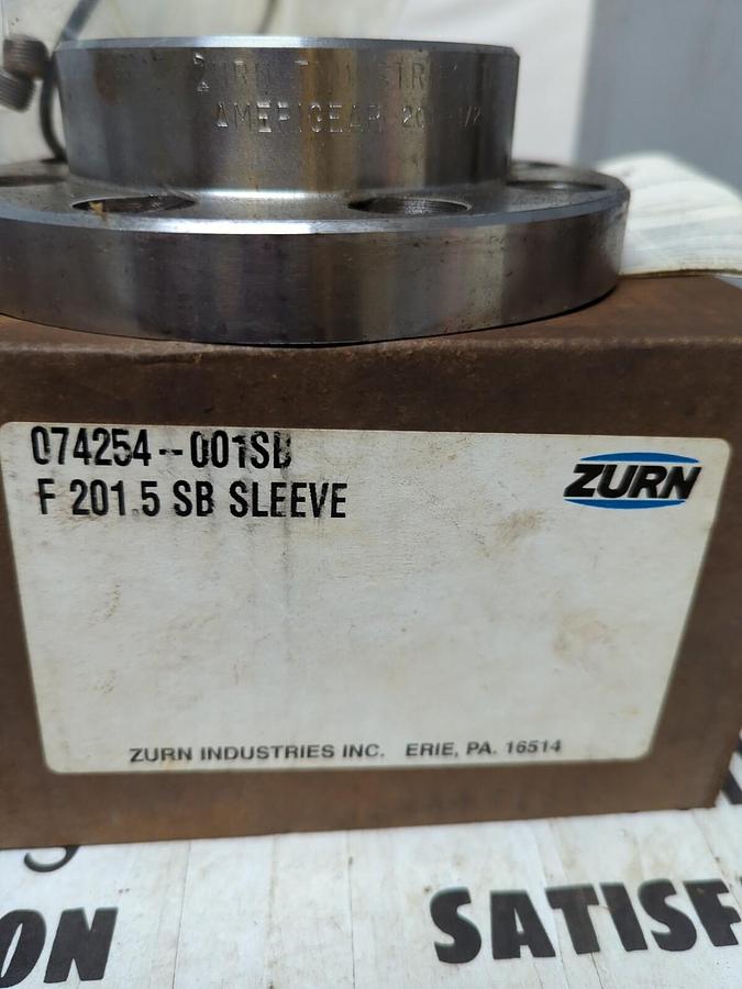 AMERIGEAR-ZURN,F 201.5,SB SLEEVE W/ O-RING & PLUGS 074254-001SB NOS