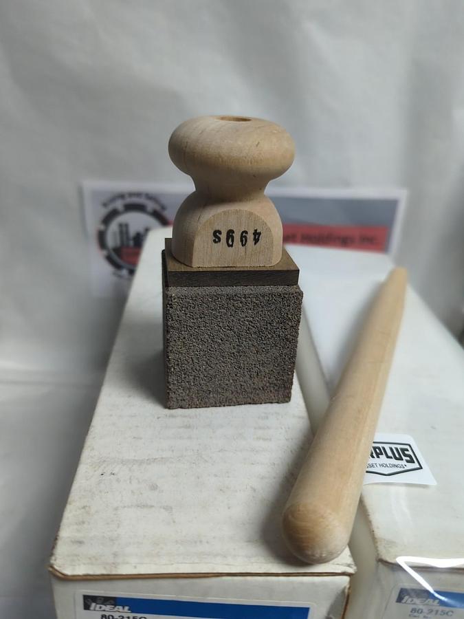 IDEAL,80-215C,RESURFACER-VERTICAL ADJ. HANDLE 2X2X2 INCH COARSE LOT OF 4 NOS