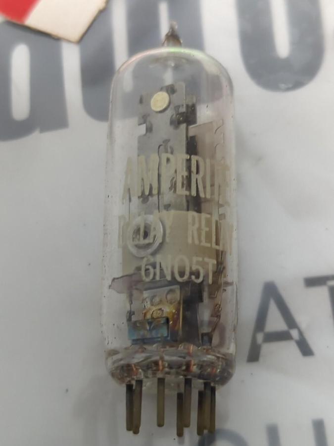 AMPERITE,6N05T,MINIATURE DELAY RELAY TUBE LOT OF 5 NOS