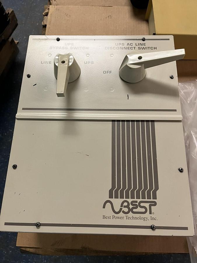 Used BEST POWER,BYE50-BBM-AS-1,EXTERNAL TRANSFER SWITCH 240V 50A 1PH