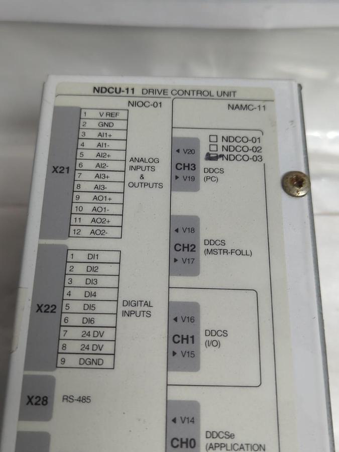 Used ABB,NDCU-11,NAMC-11 DRIVE CONTROLLER UNIT PRE-OWNED