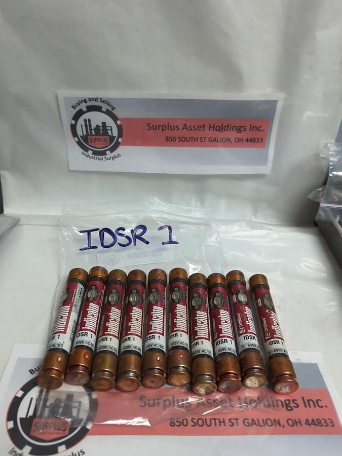Used LITTELFUSE,IDSR-1,INDICATOR 1 AMP FUSE LOT OF 10 PRE-OWNED