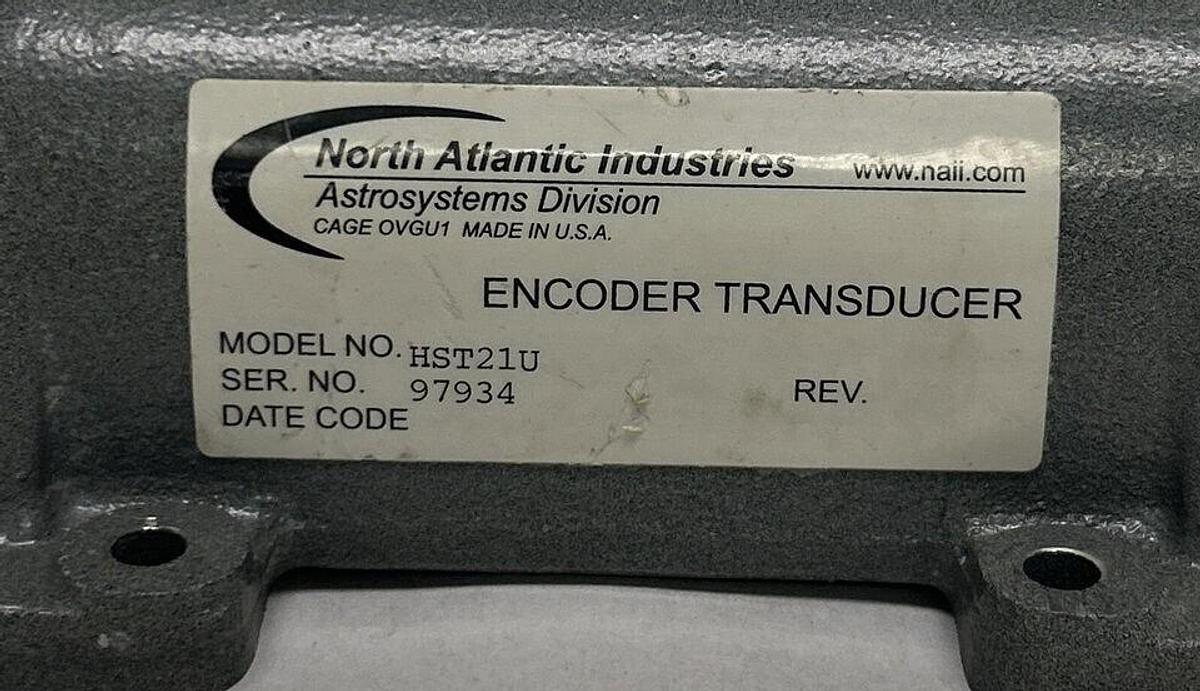 Used NORTH ATLANTIC INDUSTRIES ASTROSYSTEMS,HST-21U,ENCODER TRANSDUCER