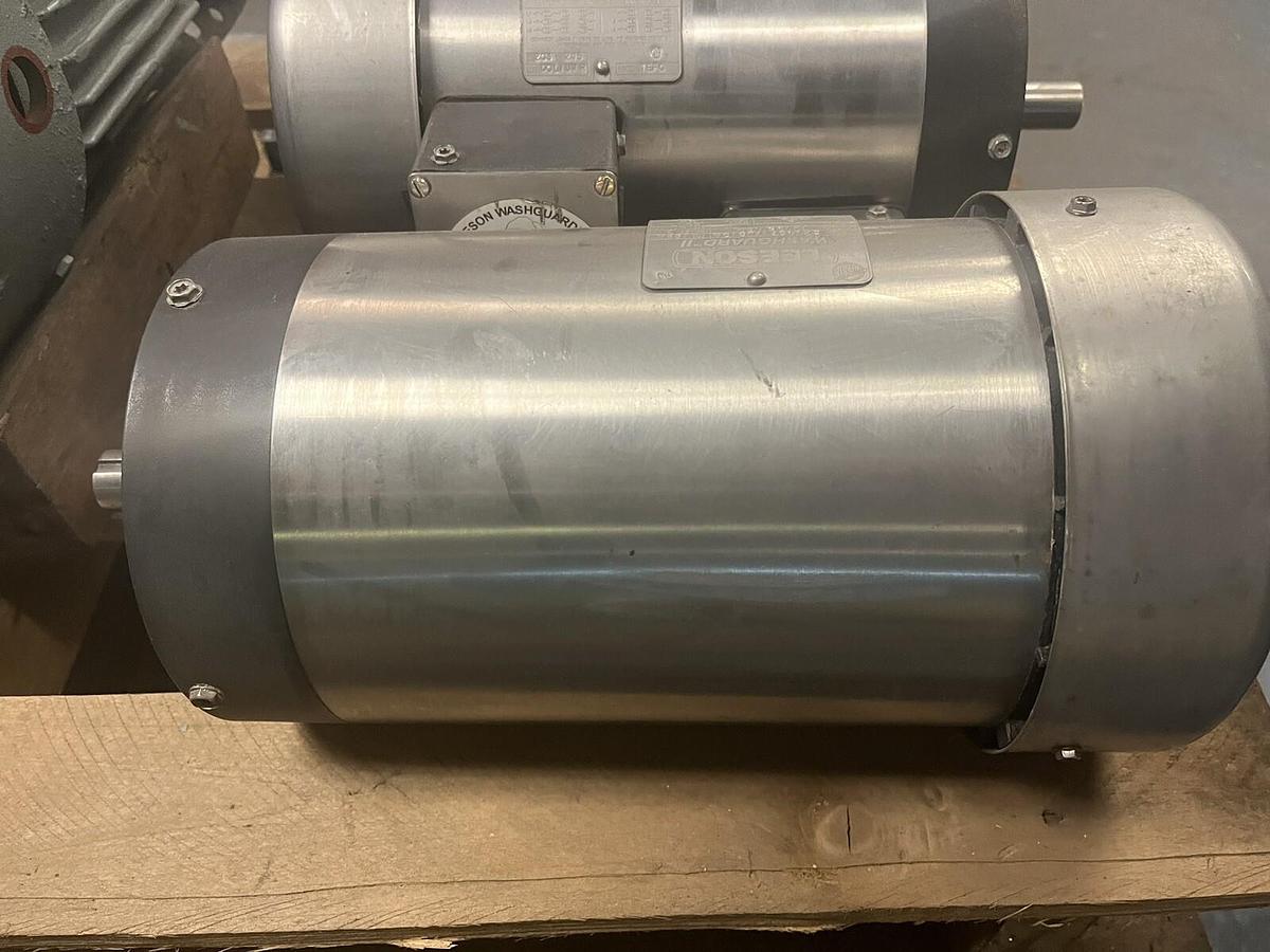 Used LEESON,121351.00,WASHGUARD ll 2HP SS MOTOR 1740RPM 3PH J145TC CZ145T7C10A