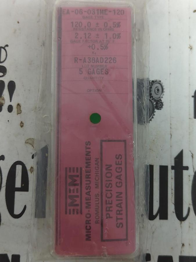 MICRO-MEASUREMENTS,EA-06-031ME-120, PRECISION STRAIN GAUGES 5 PK NOS