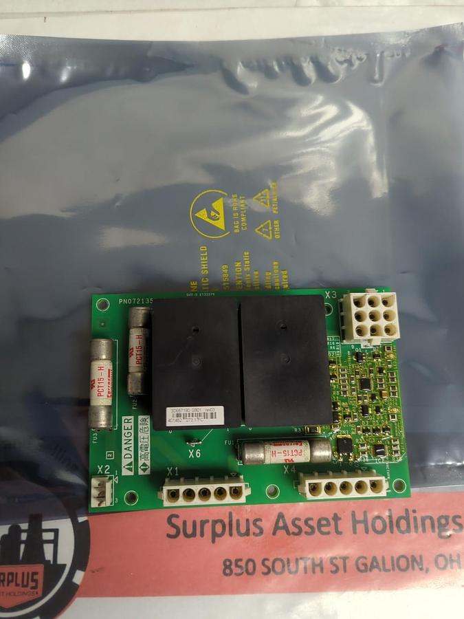 Used SCHNEIDER ELECTRIC,PN072135P903,INVERTER FAN CARD PRE-OWNED