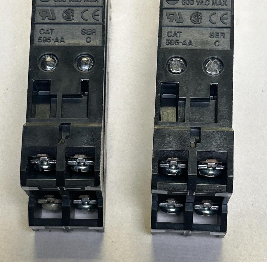 ALLEN BRADLEY,595-AA,AUXILIARY CONTACT LOT OF 2 NOS
