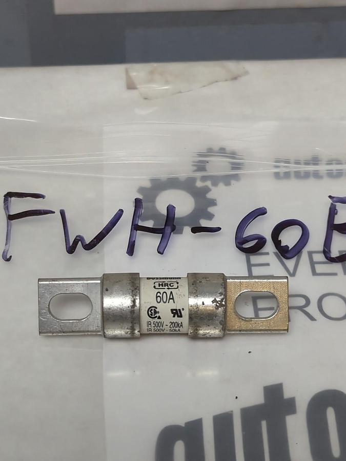 COOPER BUSSMANN,FWH-60B,BUSSMANN 60 AMP FUSE NOS