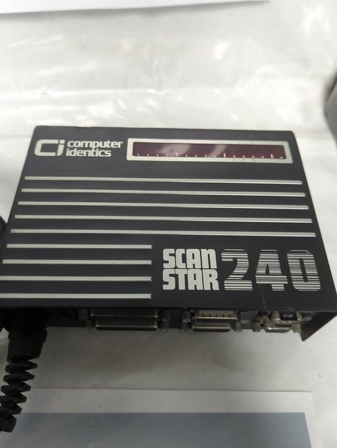 Used COMPUTER IDENTICS,A1-62630-111,SCAN STAR 240 BARCODE SCANNER READER PRE-OWNED