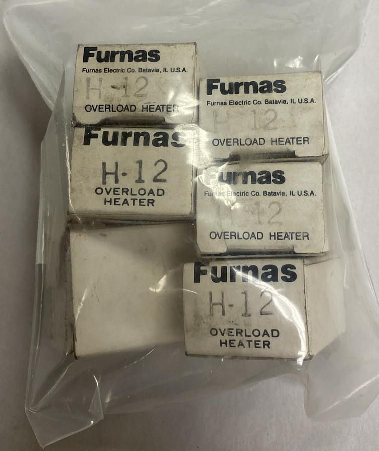 Furnas,H12,Heater Lot Of 6 NOS
