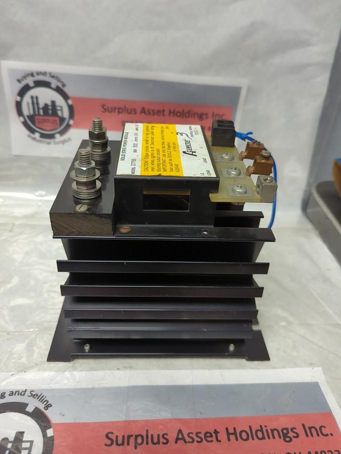 Used HARREL,D7755,ACUMETER SOLID STATE POWER MODULE SER 502 240V 40A PRE-OWNED