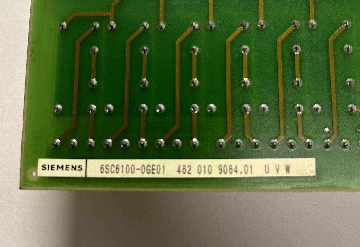 Used SIEMENS,6SC6100-0GE01,POWER SUPPLY CONTROL BOARD