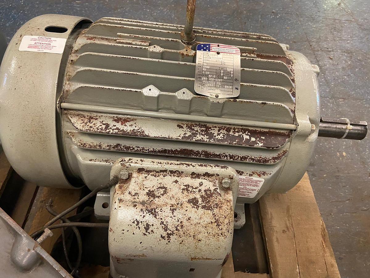 Used Baldor,AEM2333-4,Motor 15HP 1765RPM 460V Frame 284U Refurbished