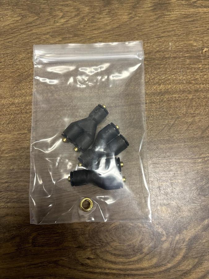 Legris,OD V22,Push to Connect 3/8" Fitting  LOT of 3