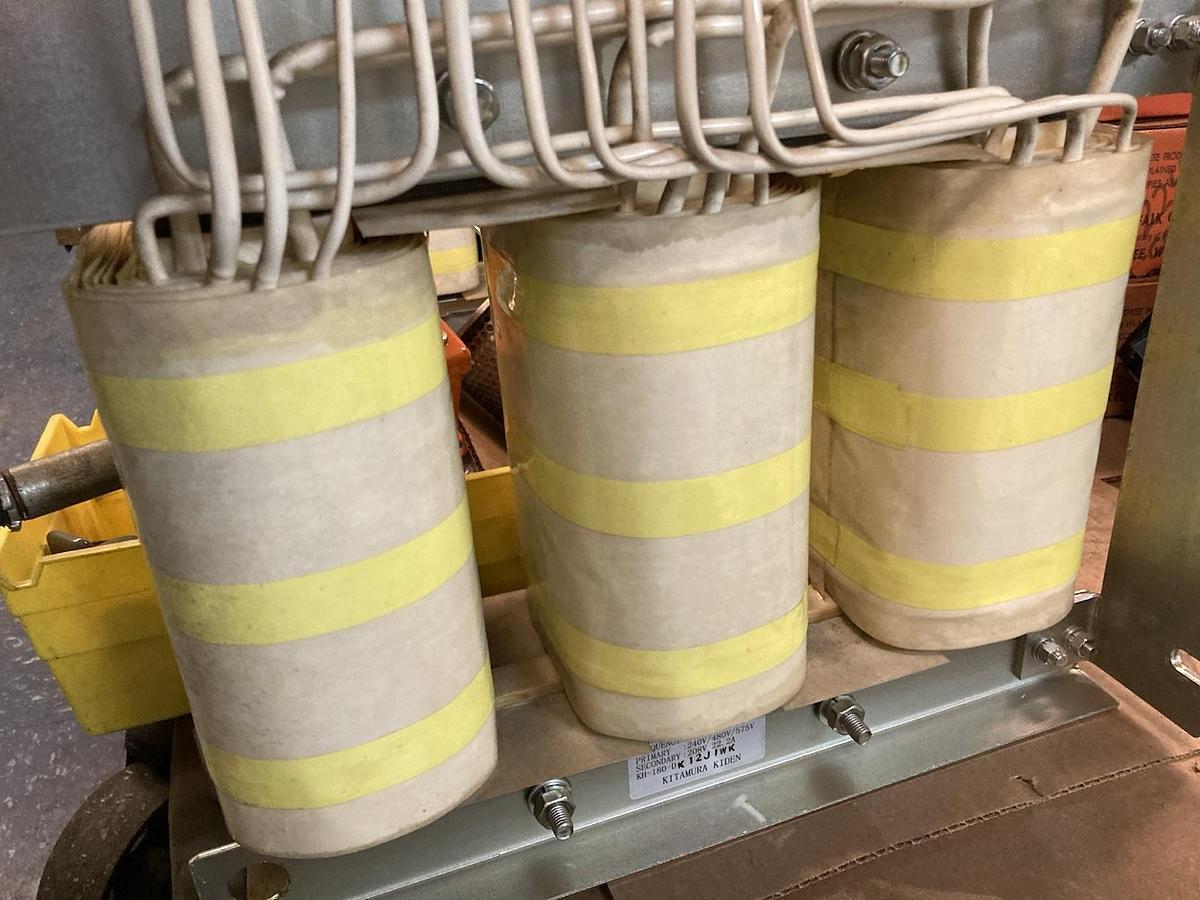 Used Kitamura Kiden,HB1480028-1,3-Phase Transformer 50/60Hz 240V/480V/575V 22.2A