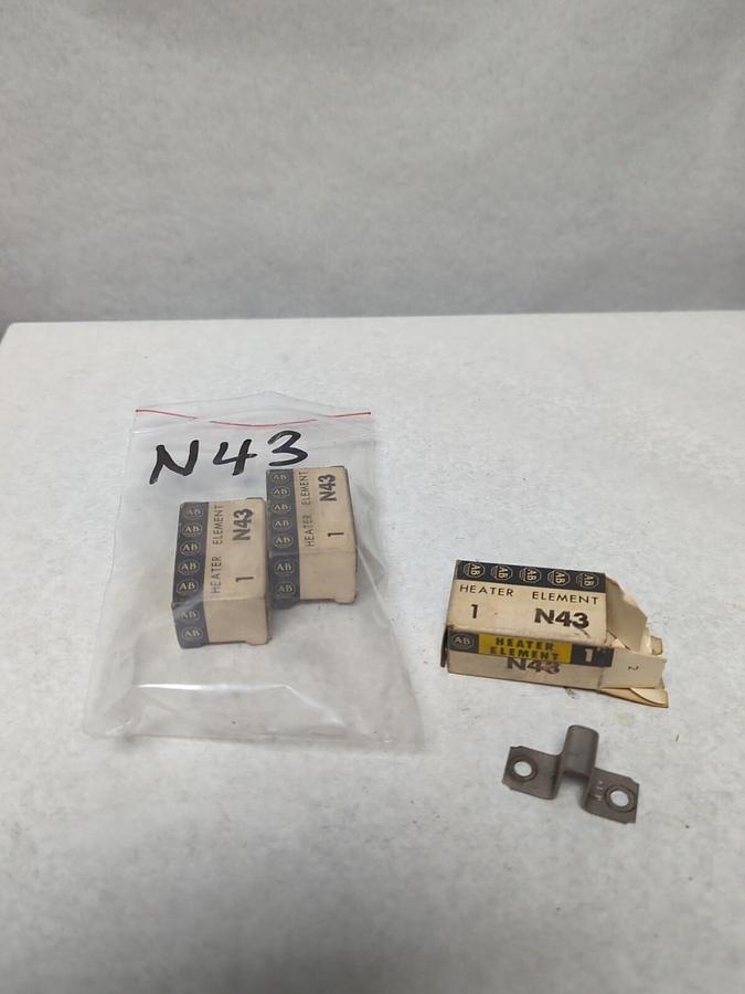 ALLEN BRADLEY,N43,THERMAL OVERLOAD HEATER ELEMENT LOT OF 3 NOS