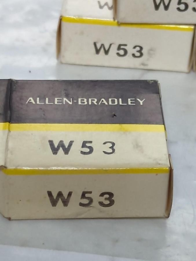 ALLEN BRADLEY,W53,THERMAL OVERLOAD HEATER ELEMENT LOT OF 6 NOS