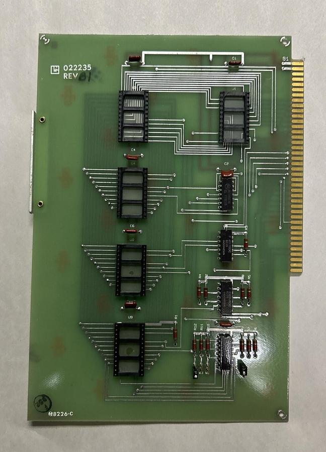 Used LEEDS & NORTHRUP,022235,CONTROL CARD MODULE