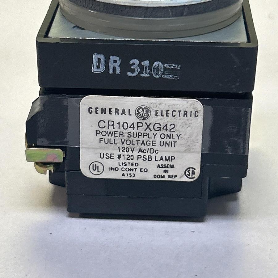 GENERAL ELECTRIC,CR104PXG42,GREEN INDICATOR LIGHT NOS