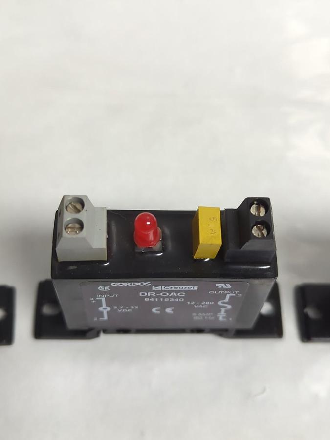 Used GORDOS,DR-0AC,SOLID STATE RELAY LOT OF 3 PRE-OWNED