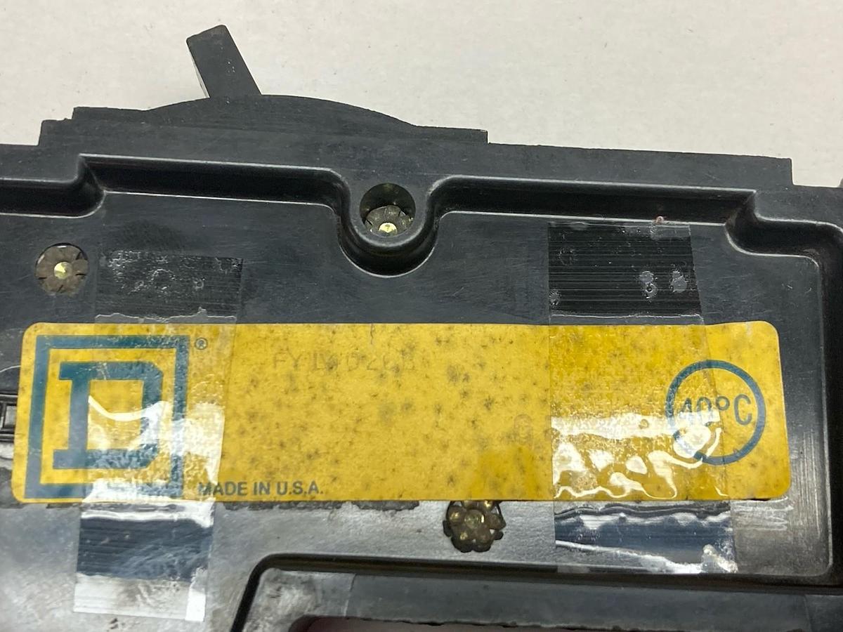 Used Square D,FY-10020B,1-Pole Circuit Breaker 20A