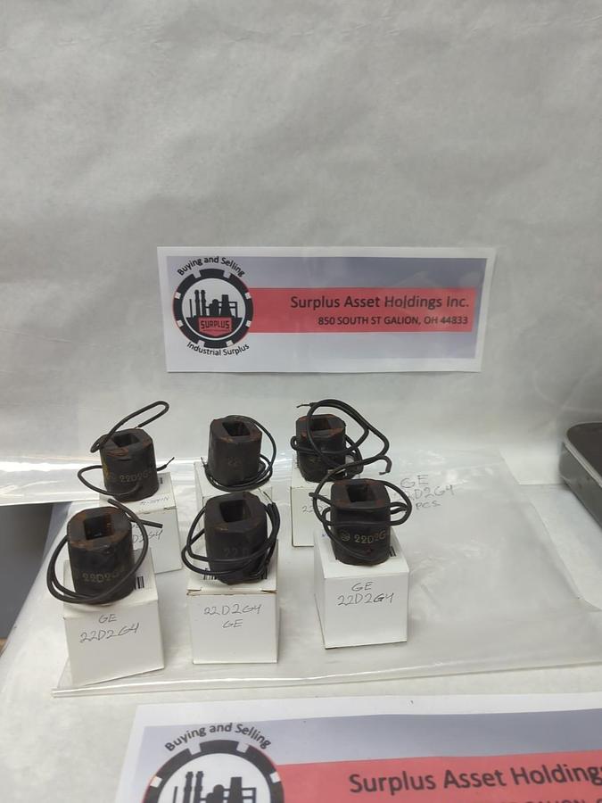 Used GENERAL ELECTRIC,22D2G4,COIL LOT OF 6 PRE-OWNED