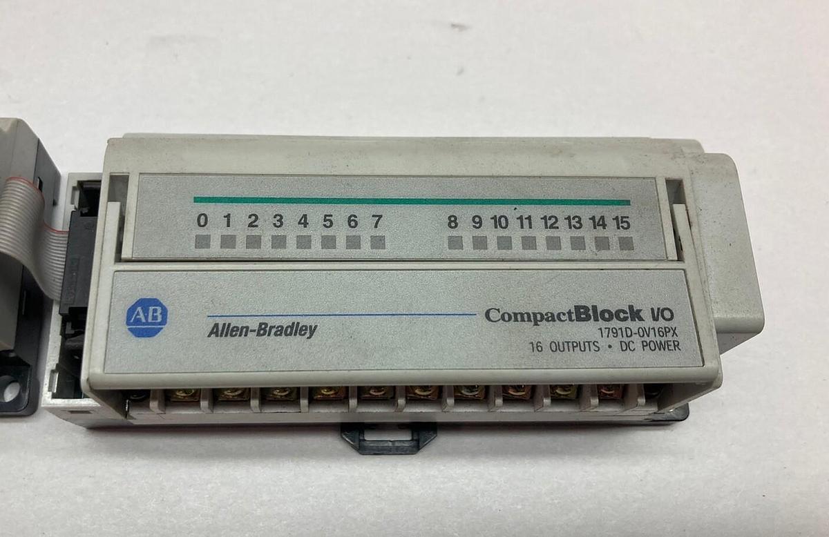 Used Allen-Bradley,1791D-16V0/1791D-0V16PX,Compact Block