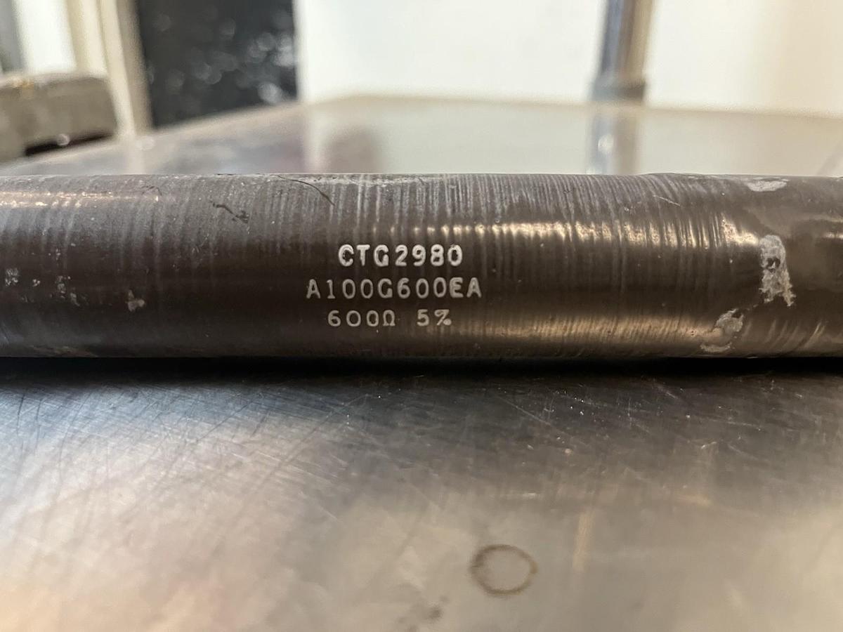 Used CTG,A100G600EA,RESISTOR 100W 600 OHMS