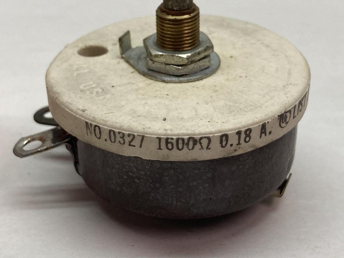 Ohmite,0327 1600,Rheostat 0.18A Series 7834